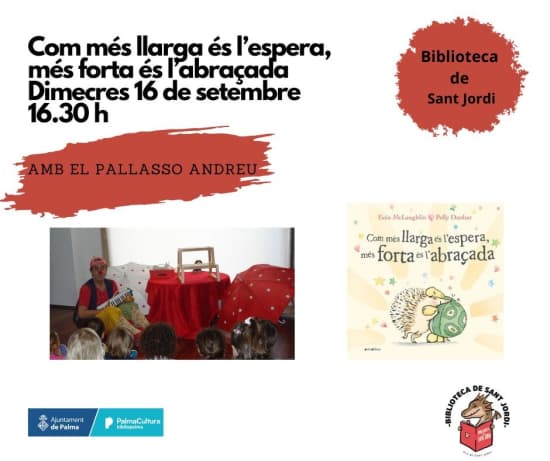 Com més llarga és l’espera, més forta és l’abraçada, amb el Pallasso Andreu