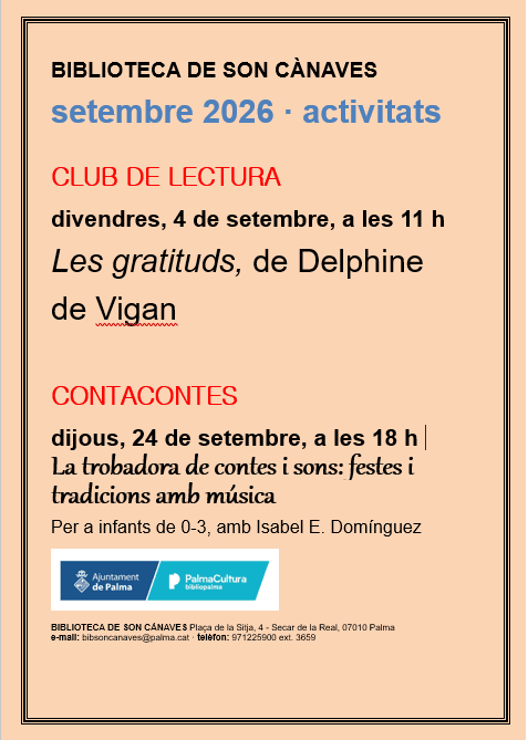 Club de lectura sobre “Les gratituds” de Delphine de Vigan