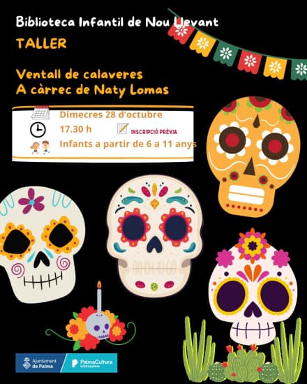 Taller: “Ventall de calaveres”, amb Naty Lomas