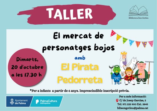 El mercat de personatges bojos, amb el Pirata Pedorreta