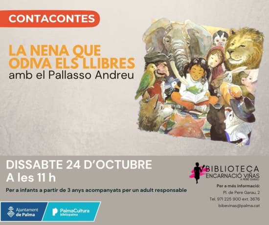 La nena que odiava els llibres, amb el Pallasso Andreu