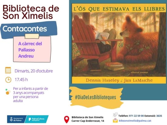 L’ós que estimava els llibres, amb el Pallasso Andreu