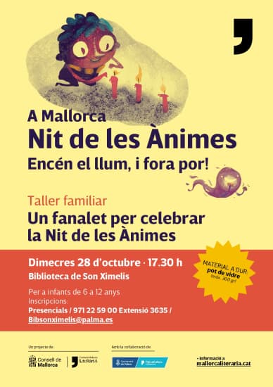 “A Mallorca, Nit de les Ànimes. Encén el llum i fora por!”, amb la Fundació Mallorca Literària