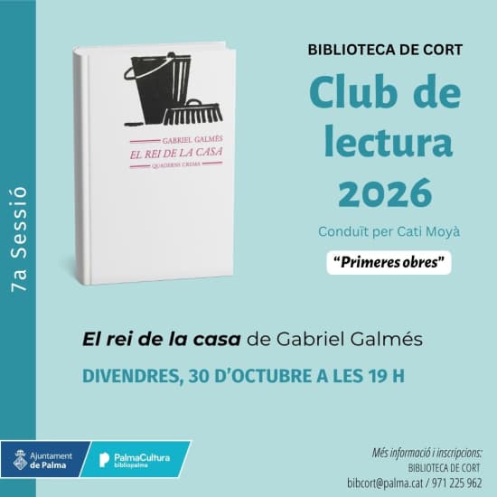 Club de lectura sobre El rei de la casa, de Gabriel Galmés