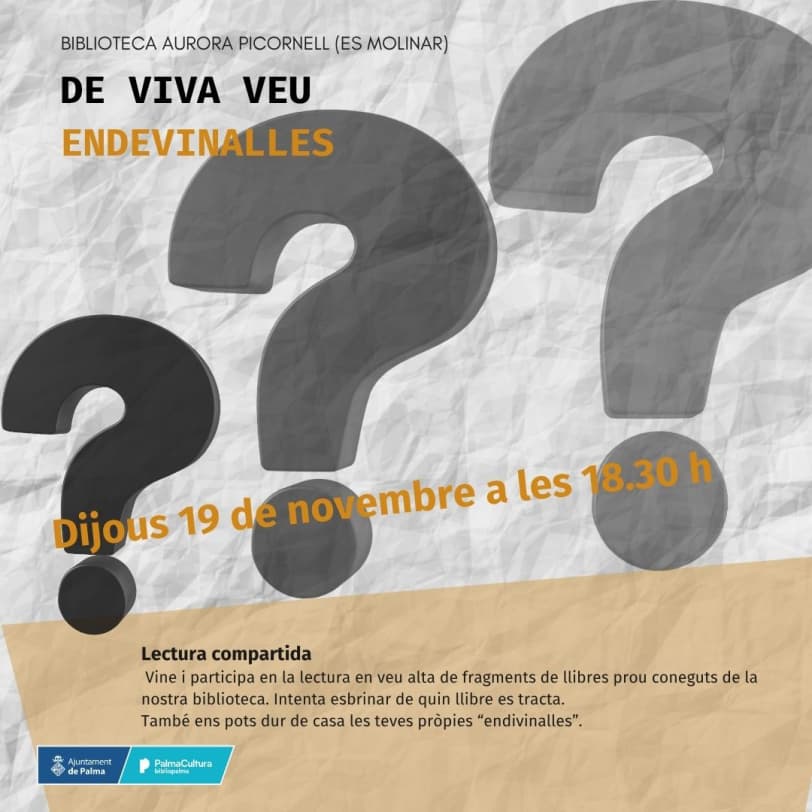 A viva veu: “Endevinalles”