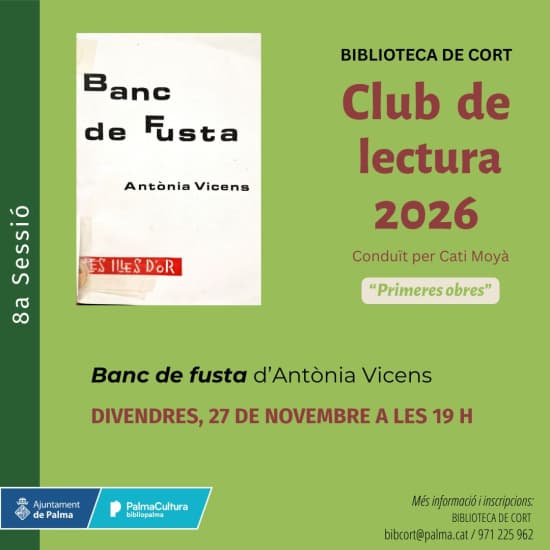 Banc de fusta, d’Antònia Vicens, coordinat per Cati Moyà