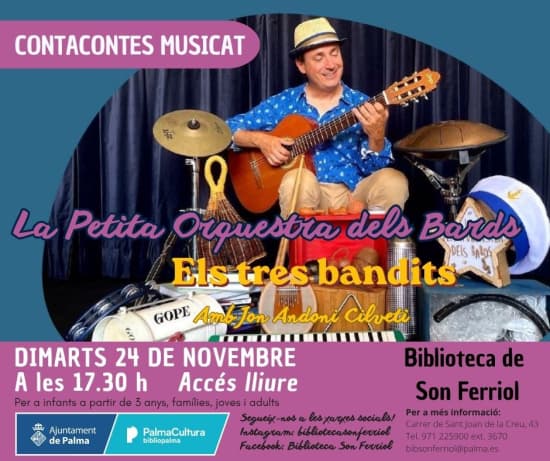 La Petita Orquestra dels Bards: Els tres bandits, amb Jon Andoni Cilveti