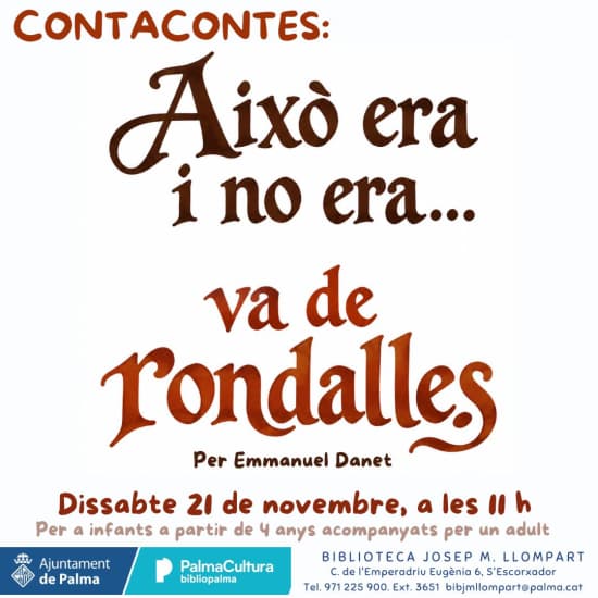 Això era i no era… va de rondalles, amb Emmanuel Danet