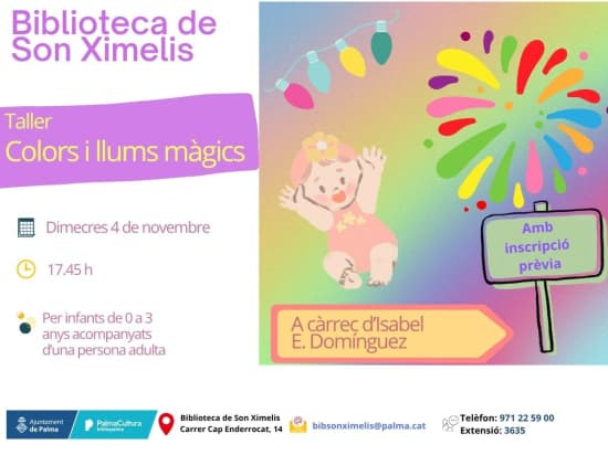 Colors i llums màgics, amb Isabel E. Domínguez