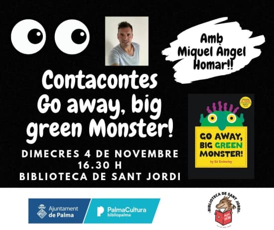 Go away big green monster, amb Miquel Àngel Homar