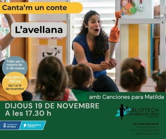 Canta’m un conte: L’avellana, amb Canciones para Matilda